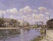 The Saint-Martin Canal Alfred Sisley